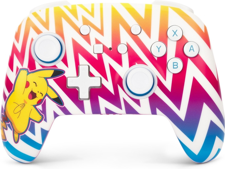 PowerA Enhanced trådlös handkontroll, Pikachu Vibrant, Switch i gruppen HEMELEKTRONIK / Spelkonsoler & Tillbehör / Nintendo Switch / Tillbehör hos TP E-commerce Nordic AB (C75424)