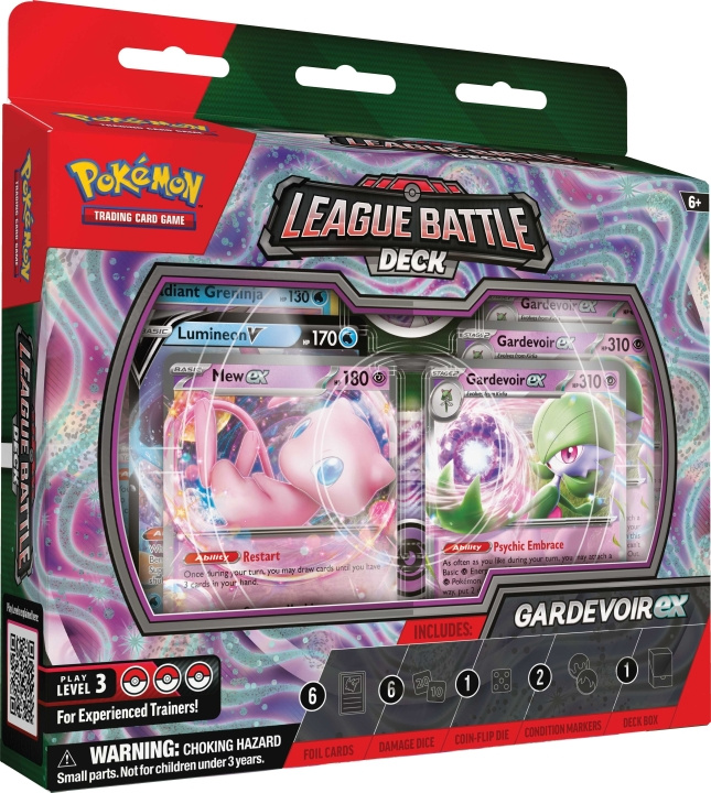 POKEMON Gardevoir ex League Battle Deck samlarkortuppsättning i gruppen LEKSAKER, BARN- & BABYPRODUKTER / Spel / Kortspel hos TP E-commerce Nordic AB (C75437)