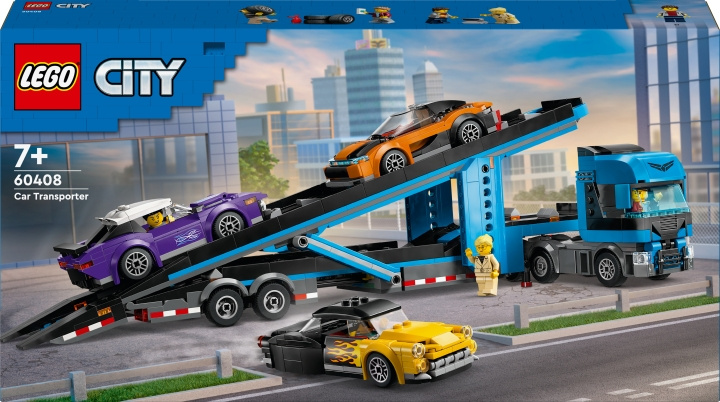 LEGO City Big Vehicles 60408 - Transportbil för sportbilar i gruppen LEKSAKER, BARN- & BABYPRODUKTER / Leksaker / Byggleksaker / Lego hos TP E-commerce Nordic AB (C75445)