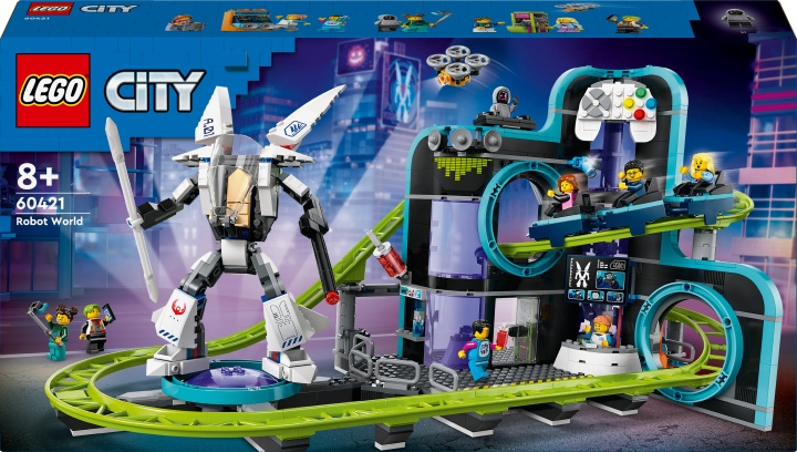LEGO My City 60421 - Berg- och dalbana i robotvärlden i gruppen LEKSAKER, BARN- & BABYPRODUKTER / Leksaker / Byggleksaker / Lego hos TP E-commerce Nordic AB (C75447)