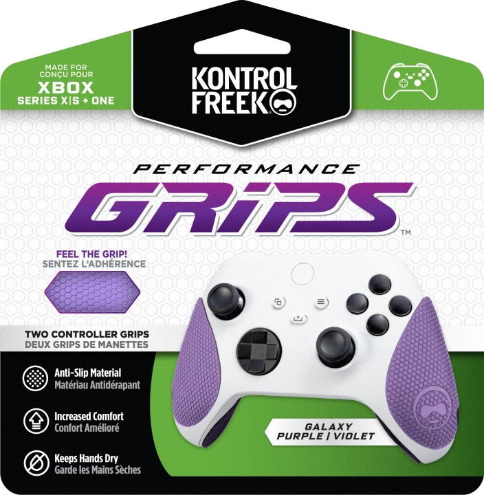KontrolFreek Performance Grips, lila (Xbox) i gruppen HEMELEKTRONIK / Spelkonsoler & Tillbehör / Xbox Series X/S / Tillbehör hos TP E-commerce Nordic AB (C75459)