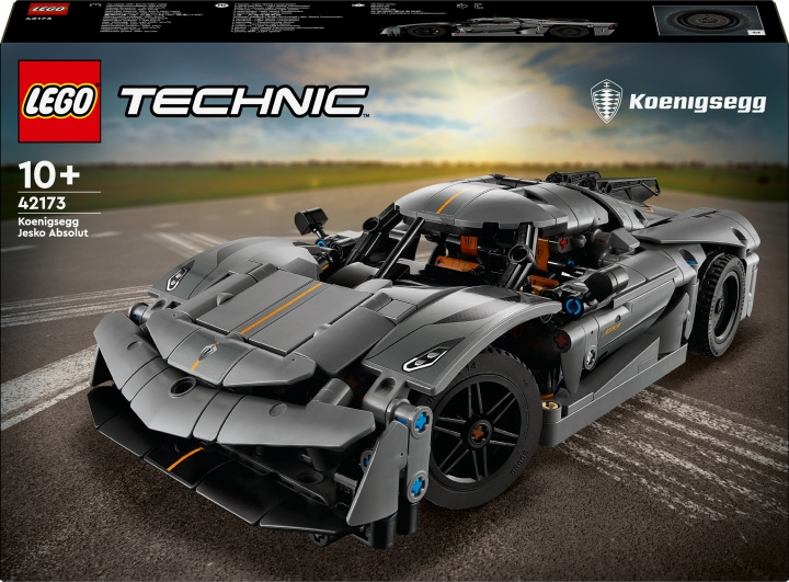 LEGO Technic 42173 - Grå hyperbil Koenigsegg Jesko Absolut i gruppen LEKSAKER, BARN- & BABYPRODUKTER / Leksaker / Byggleksaker / Lego hos TP E-commerce Nordic AB (C75480)