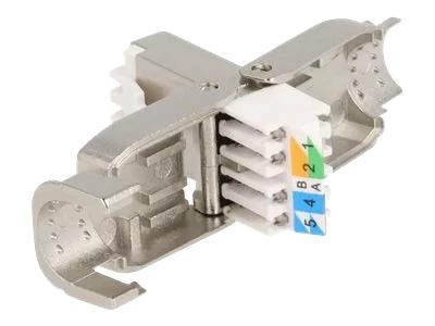 DeLOCK RJ45 plug Cat.6 STP toolfree i gruppen DATORER & KRINGUTRUSTNING / Datorkablar / Nätverkskablar / Adaptrar & Skarvdon hos TP E-commerce Nordic AB (C75655)