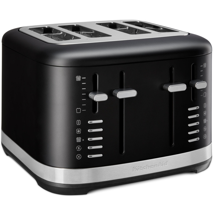 KitchenAid Brödrost 4 Skivors Metall 5KMT4109EBM Cast iron black i gruppen HEM, HUSHÅLL & TRÄDGÅRD / Hushållsmaskiner / Brödrostar & Bordsgrillar / Brödrostar hos TP E-commerce Nordic AB (C75711)