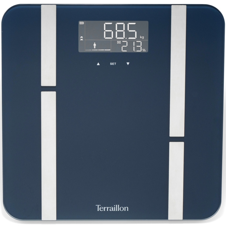 Terraillon Personvåg X-LINE FIT BMI, 8st användare & USB-C i gruppen SKÖNHET & HÄLSA / Hälsovård / Personvågar hos TP E-commerce Nordic AB (C75726)
