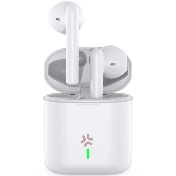 Celly Hörlurar In-Ear TWS Pulsesound Vit i gruppen HEMELEKTRONIK / Ljud & Bild / Hörlurar & Tillbehör / Hörlurar hos TP E-commerce Nordic AB (C75728)