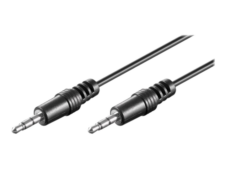 Goobay Ljudkabel Svart 2,5m i gruppen HEMELEKTRONIK / Kablar & Adaptrar / Ljud Analog / AUX-kablar 3,5 mm hos TP E-commerce Nordic AB (C75749)