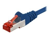 Goobay CAT 6 S/FTP CU 3m Blå i gruppen DATORER & KRINGUTRUSTNING / Datorkablar / Nätverkskablar / Cat6 hos TP E-commerce Nordic AB (C75750)