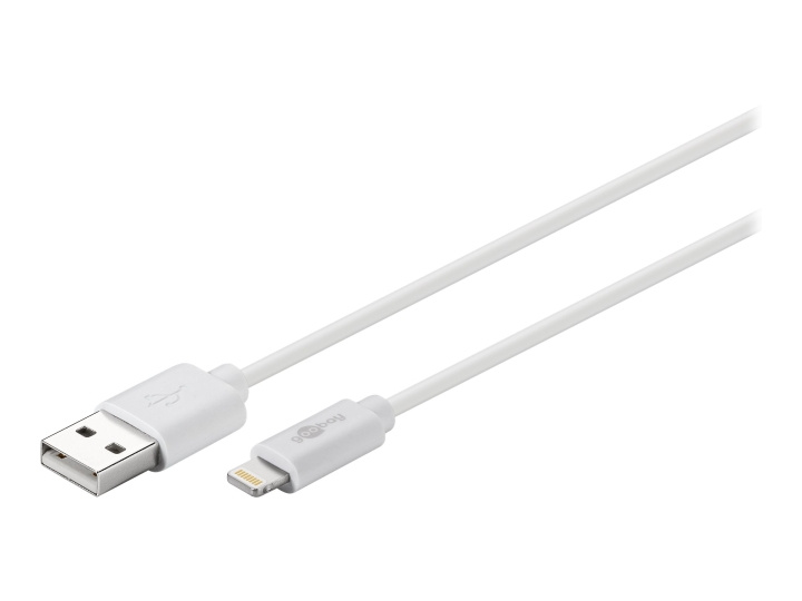 Goobay Lightning-kabel 50cm Vit MFi i gruppen SMARTPHONE & SURFPLATTOR / Laddare & Kablar / Kablar / Kablar Lightning hos TP E-commerce Nordic AB (C75761)