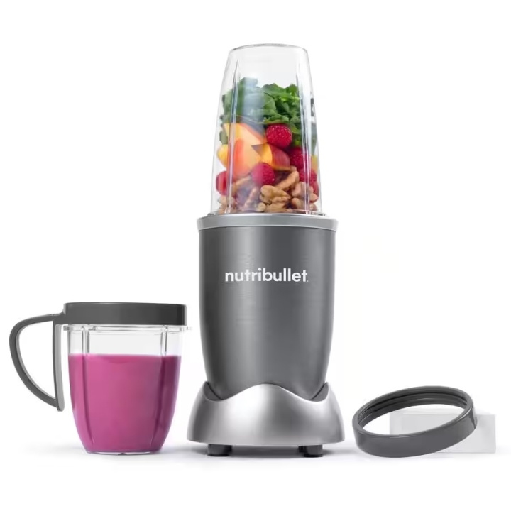 NutriBullet NB606DG 0.7 L Tabletop blender 600 W Silver i gruppen HEM, HUSHÅLL & TRÄDGÅRD / Hushållsmaskiner / Matberedare & Köksassistenter / Mixer & Blender hos TP E-commerce Nordic AB (C75777)