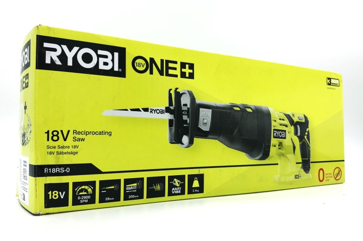 Ryobi One+ R18RS-0 Sticksåg Utan batteri i gruppen HEM, HUSHÅLL & TRÄDGÅRD / Verktyg / Sågar hos TP E-commerce Nordic AB (C75789)