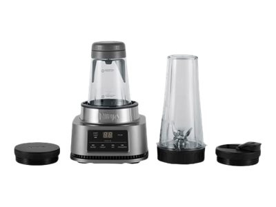 Ninja Foodi Power Nutri CB100EU Blender Crush-funktion PowerMix-funktion Blend-funktion Blend-funktion Silver i gruppen HEM, HUSHÅLL & TRÄDGÅRD / Hushållsmaskiner / Matberedare & Köksassistenter / Mixer & Blender hos TP E-commerce Nordic AB (C75796)