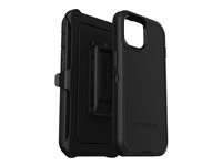 Otterbox Defender Series Skyddsfodral Svart Apple iPhone 13, 14, 15 i gruppen SMARTPHONE & SURFPLATTOR / Mobilskydd / Apple / iPhone 13 hos TP E-commerce Nordic AB (C75797)