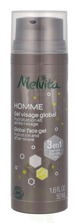 Melvita Homme Global Face Gel 50 ml i gruppen SKÖNHET & HÄLSA / Hudvård / Ansiktsvård / Dagkräm hos TP E-commerce Nordic AB (C75999)