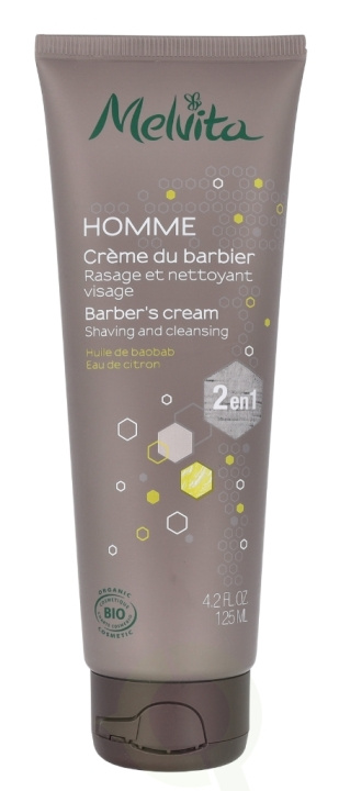 Melvita Homme Barber\'s Cream 125 ml i gruppen SKÖNHET & HÄLSA / Hår & Styling / Hårstylingprodukter / Stylingcreme hos TP E-commerce Nordic AB (C76000)