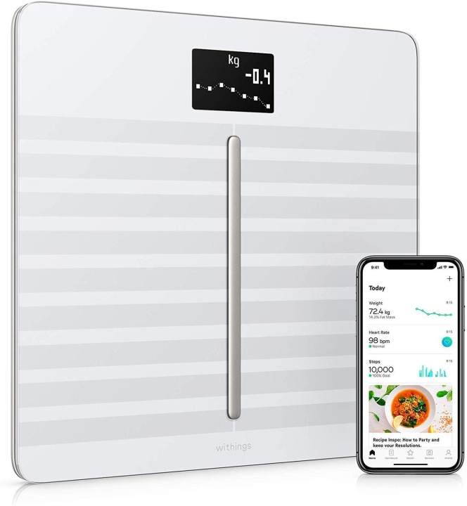 Withings Body Cardio V.2 personvåg, vit i gruppen SKÖNHET & HÄLSA / Hälsovård / Personvågar hos TP E-commerce Nordic AB (C76055)
