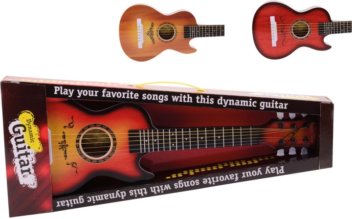 Techwo gitarr med metallsträngar, 60 cm i gruppen LEKSAKER, BARN- & BABYPRODUKTER / Musik, Sång & Bild / Musikinstrument hos TP E-commerce Nordic AB (C76072)