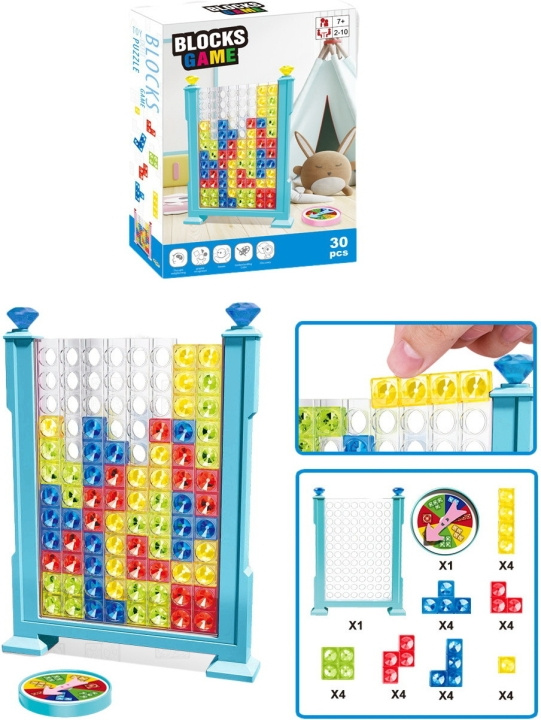 Techwo Block Spel Tetris i gruppen LEKSAKER, BARN- & BABYPRODUKTER / Spel / Barnspel hos TP E-commerce Nordic AB (C76110)