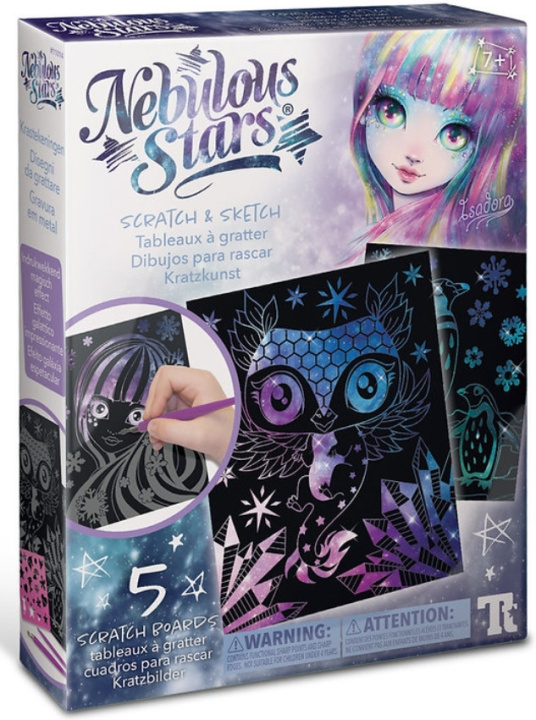 Nebulous Stars Scratch & Sketch-kartongset i gruppen LEKSAKER, BARN- & BABYPRODUKTER / Leksaker / Pyssel hos TP E-commerce Nordic AB (C76115)
