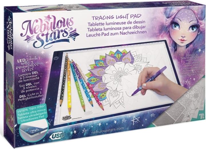 Nebulous Stars Tracing Light Pad - ritblock i gruppen LEKSAKER, BARN- & BABYPRODUKTER / Leksaker / Rita & Räkna hos TP E-commerce Nordic AB (C76118)