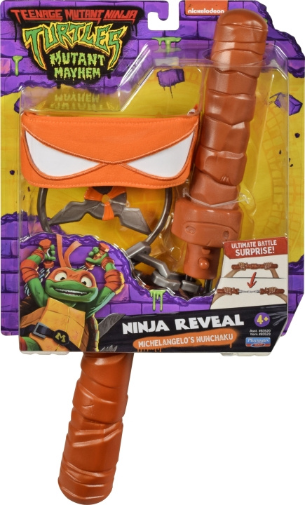 Teenage Mutant Ninja Turtles: Mutant Mayhem Michelangelo-dräkt i gruppen LEKSAKER, BARN- & BABYPRODUKTER / Leksaker / Maskeradkläder hos TP E-commerce Nordic AB (C76134)