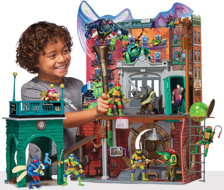 Teenage Mutant Ninja Turtles: Mayhem - Lekset med avloppssilo i gruppen LEKSAKER, BARN- & BABYPRODUKTER / Leksaker / Lekset hos TP E-commerce Nordic AB (C76136)