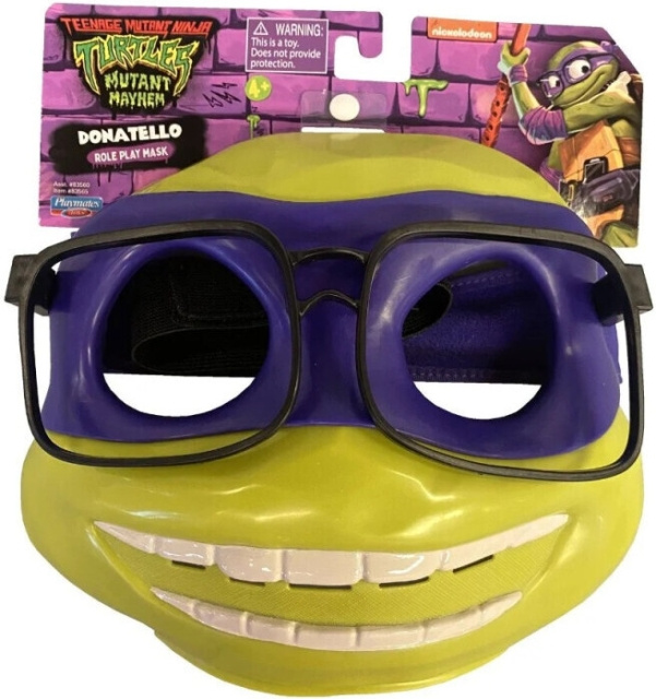 Teenage Mutant Ninja Turtles: Mutant Mayhem Donatello - naamio i gruppen LEKSAKER, BARN- & BABYPRODUKTER / Leksaker / Maskeradkläder hos TP E-commerce Nordic AB (C76153)