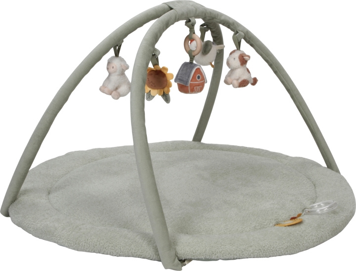 Little Dutch Little Farm lekmatta med bågar, grön i gruppen LEKSAKER, BARN- & BABYPRODUKTER / Barnrum / Lekmattor hos TP E-commerce Nordic AB (C76166)