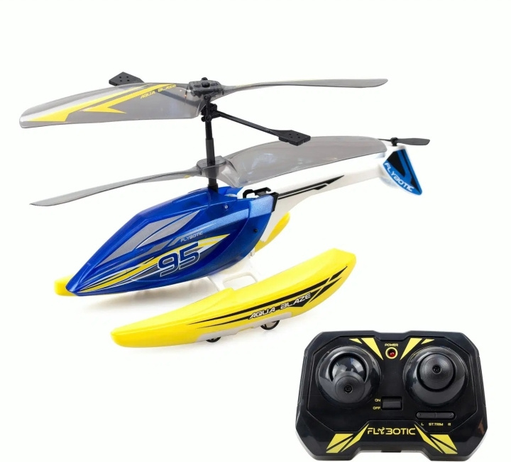 Silverlit Flybotic Aqua Blaze - fjärrstyrd helikopter i gruppen LEKSAKER, BARN- & BABYPRODUKTER / Radiostyrt / Radiostyrd helikopter hos TP E-commerce Nordic AB (C76172)