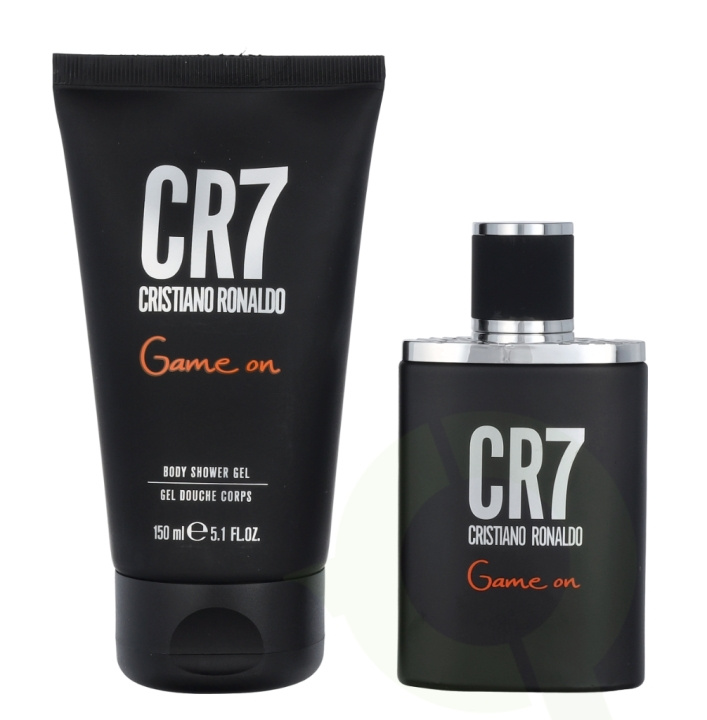 Cristiano Ronaldo CR7 Game On Giftset 180 ml Edt Spray30ml/Showergel 150ml i gruppen SKÖNHET & HÄLSA / Presentkit / Presentkit För Honom hos TP E-commerce Nordic AB (C76427)