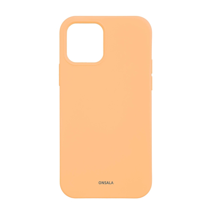 Onsala Backcover Sil Touch iPhone 13 /14 Apricot i gruppen SMARTPHONE & SURFPLATTOR / Mobilskydd / Apple / iPhone 13 hos TP E-commerce Nordic AB (C76516)