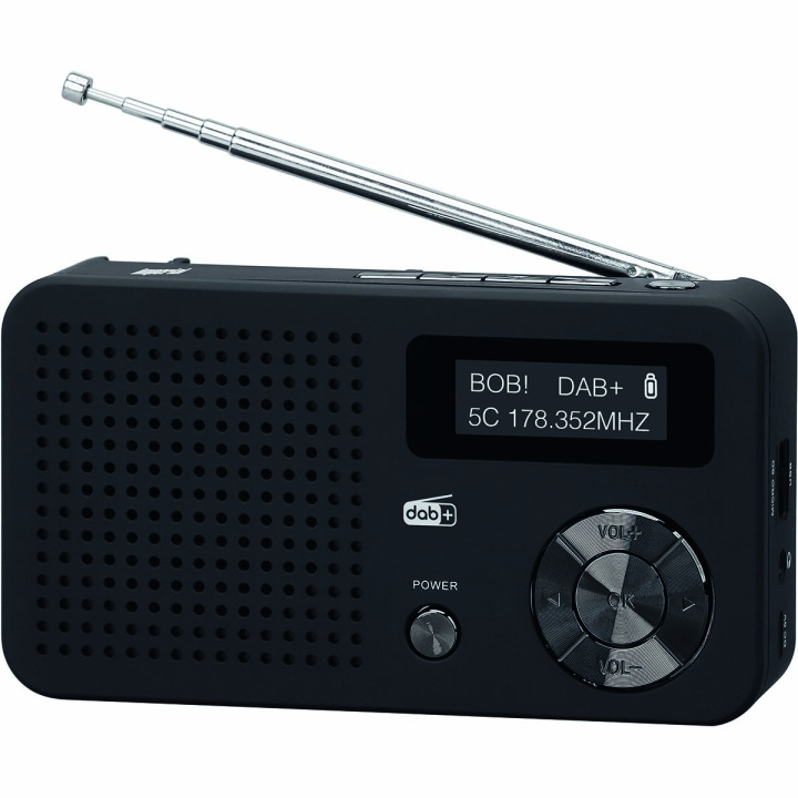 imperial DABMAN 13 Bärbar DAB+ / FM-radio Svart i gruppen HEMELEKTRONIK / Ljud & Bild / Hemmabio, HiFi & Bärbart / Radio & Väckarklockor / Radio hos TP E-commerce Nordic AB (C76559)