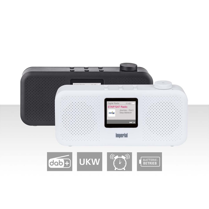 imperial DABMAN 16 DAB+ / FM Stereo Radio Vit i gruppen HEMELEKTRONIK / Ljud & Bild / Hemmabio, HiFi & Bärbart / Radio & Väckarklockor / Radio hos TP E-commerce Nordic AB (C76561)