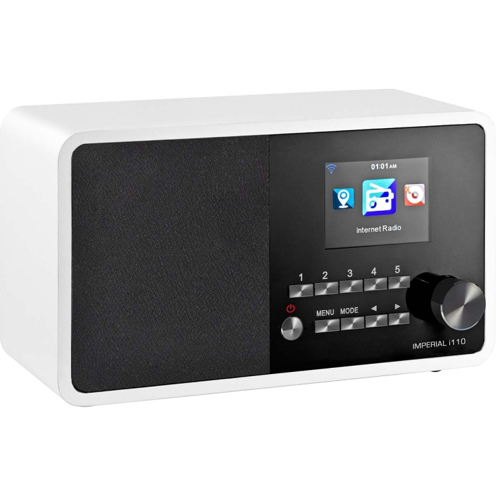 imperial i110 Wi-Fi Internetradio med mediaspelarfunktion Vit i gruppen HEMELEKTRONIK / Ljud & Bild / Hemmabio, HiFi & Bärbart / Radio & Väckarklockor / Radio hos TP E-commerce Nordic AB (C76576)