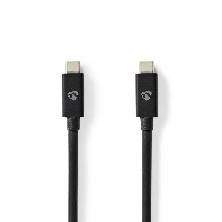 Nedis USB-kabel | USB 4.0 Gen 2x2 | USB-C™ Hane | USB-C™ Hane | 240 W | 8K@60Hz | 20 Gbps | Nickelplaterad | 2.00 m | Rund | PVC | Svart | Label i gruppen DATORER & KRINGUTRUSTNING / Datorkablar / USB-kablar / USB-C hos TP E-commerce Nordic AB (C76624)