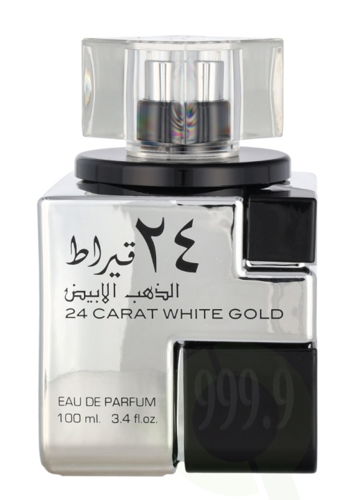 Lattafa 24 Carat White Gold Edp Spray 100 ml i gruppen SKÖNHET & HÄLSA / Doft & Parfym / Parfym / Unisex hos TP E-commerce Nordic AB (C76903)