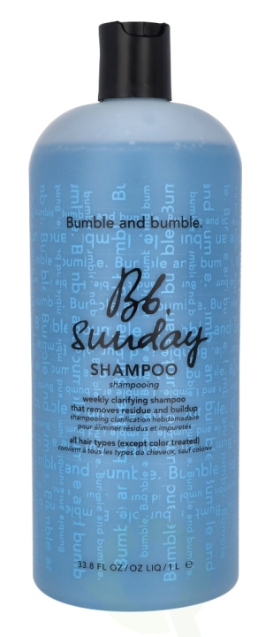 Bumble and Bumble Bumble & Bumble Sunday Shampoo 1000 ml i gruppen SKÖNHET & HÄLSA / Hår & Styling / Hårvårdsprodukter / Schampo hos TP E-commerce Nordic AB (C77032)