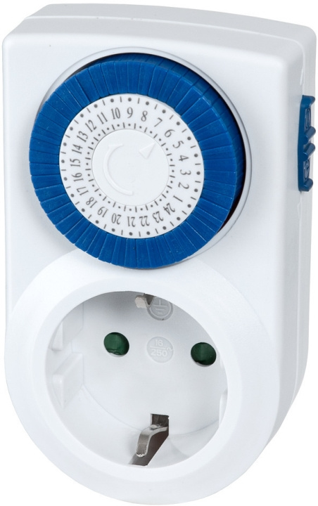 Airam TIMER MINI IP20 24H, UPPDELNING 30 MIN i gruppen HEM, HUSHÅLL & TRÄDGÅRD / Smarta hem / Smart plugs hos TP E-commerce Nordic AB (C77268)