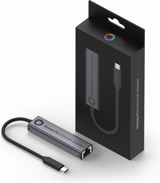 Athom Homey Pro Ethernet-adapter - nätverksadapter i gruppen DATORER & KRINGUTRUSTNING / Nätverk / Nätverkskort / USB hos TP E-commerce Nordic AB (C77834)