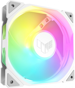 ASUS TUF Gaming TR 120 ARGB Reverse PWM-fläkt, 120 mm, vit