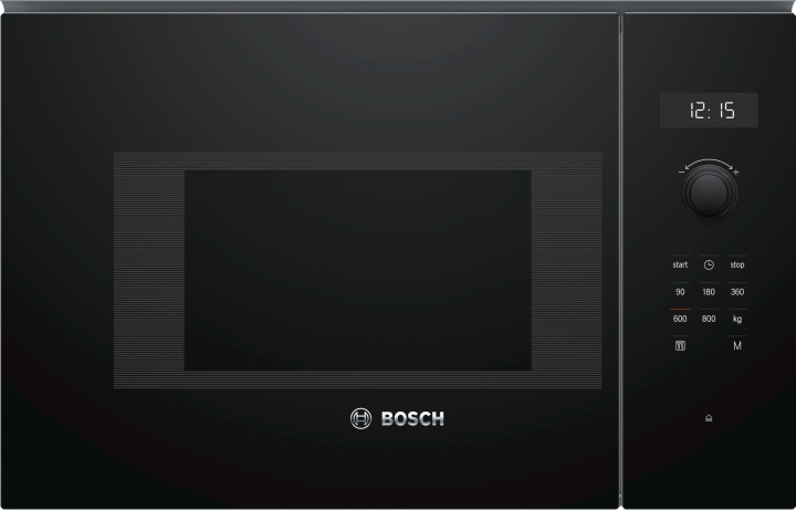 Bosch BFL524MB0 Serie 6 mikrovågsugn, svart i gruppen HEM, HUSHÅLL & TRÄDGÅRD / Hushållsmaskiner / Mikrovågsugnar hos TP E-commerce Nordic AB (C78079)