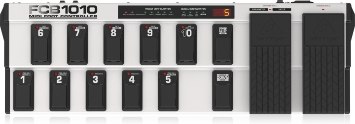 BEHRINGER FCB1010 -MIDI fotkontroll i gruppen SPORT, FRITID & HOBBY / Hobby / Musik / Musikinstrument hos TP E-commerce Nordic AB (C78290)