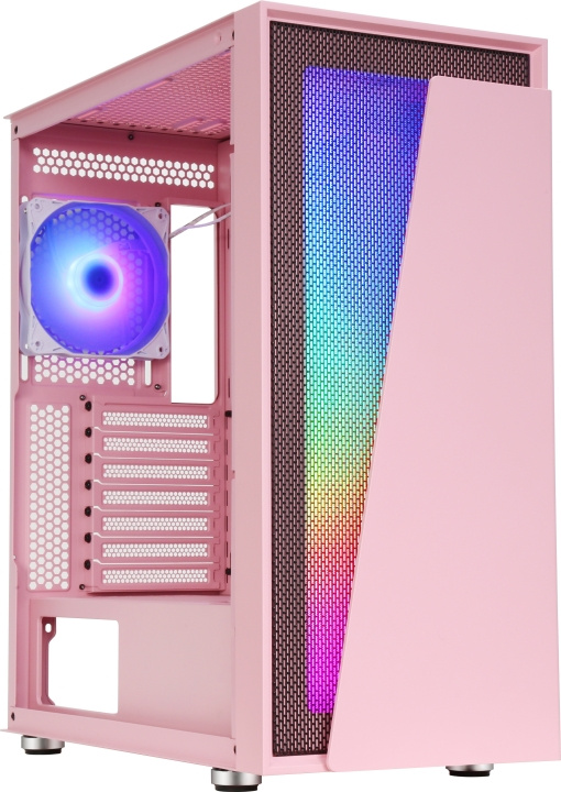 Blackstorm Artemis 3705 ATX-chassi med fönster, rosa i gruppen DATORER & KRINGUTRUSTNING / Datorkomponenter / Datorchassi hos TP E-commerce Nordic AB (C78432)