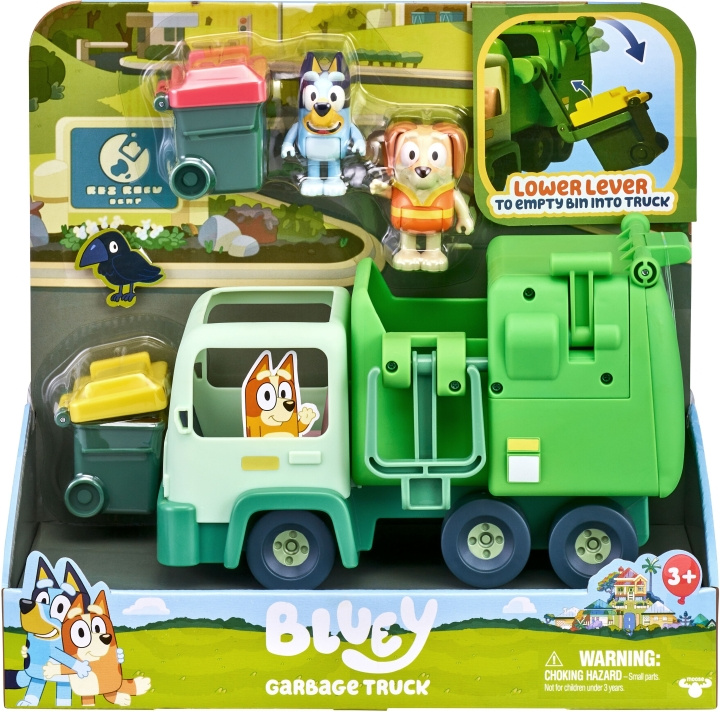 BLUEY sopbil och karaktärer i gruppen LEKSAKER, BARN- & BABYPRODUKTER / Leksaker / Lekset hos TP E-commerce Nordic AB (C78470)