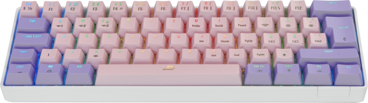 Blackstorm RGB Mech 2 Dual Mode 60% tangentbord för gaming, hot swap Outemu Red-brytare, rosa/lila i gruppen DATORER & KRINGUTRUSTNING / Gaming / Tangentbord hos TP E-commerce Nordic AB (C78481)