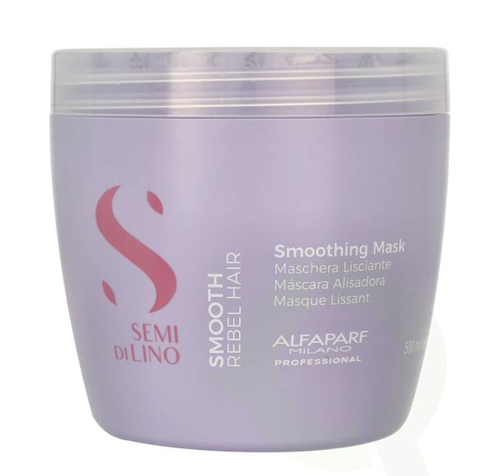 Alfaparf Semi Di Lino Smoothing Mask 500 ml i gruppen SKÖNHET & HÄLSA / Hudvård / Ansiktsvård / Masker hos TP E-commerce Nordic AB (C78904)