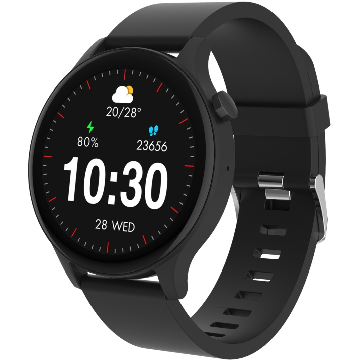 Denver SmartWatch Bluetooth SWC-338B Svart i gruppen SPORT, FRITID & HOBBY / Smartwatch & Aktivitetsarmband / Smartwatches hos TP E-commerce Nordic AB (C78949)