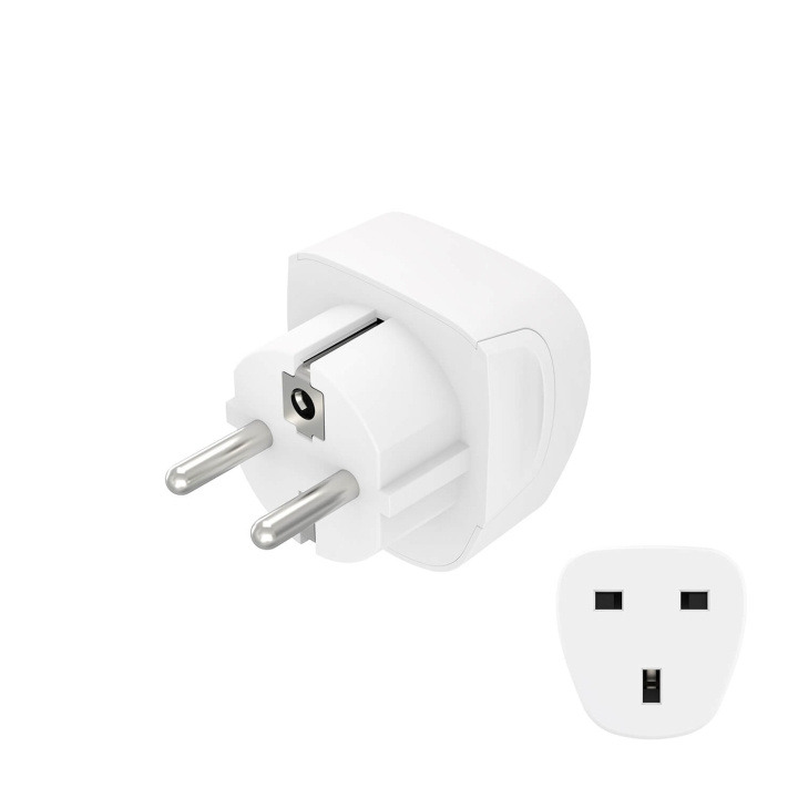 Hama Traveladapter Type G UK-EU i gruppen HEM, HUSHÅLL & TRÄDGÅRD / El & Belysning / Reseadaptrar hos TP E-commerce Nordic AB (C79449)