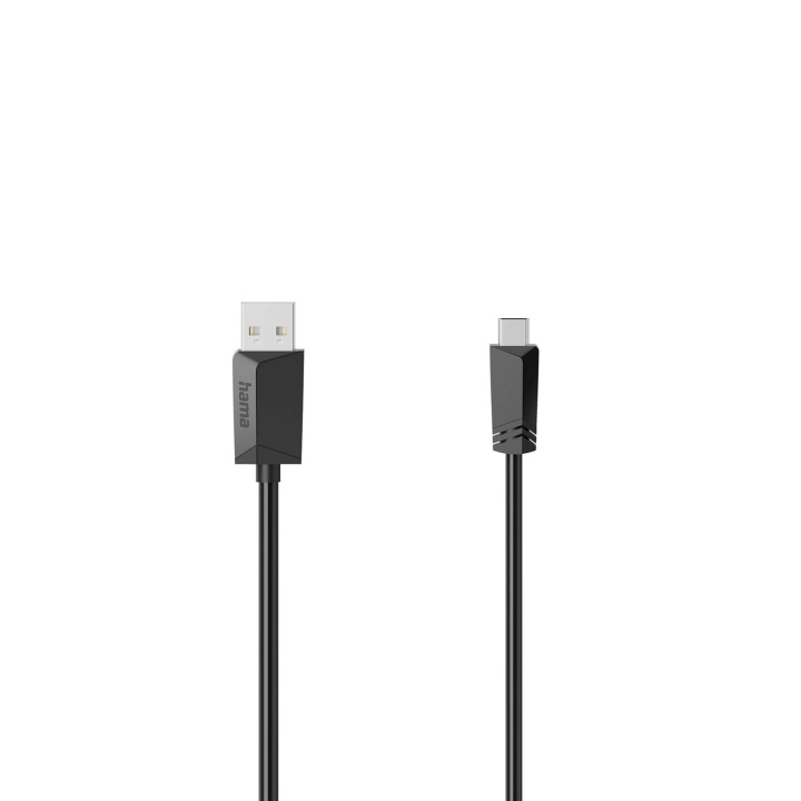 Hama Cable USB A-USB B Mini 480 Mbit/s Black 1.5m i gruppen DATORER & KRINGUTRUSTNING / Datorkablar / USB-kablar / Mini-USB / Kablar hos TP E-commerce Nordic AB (C79450)