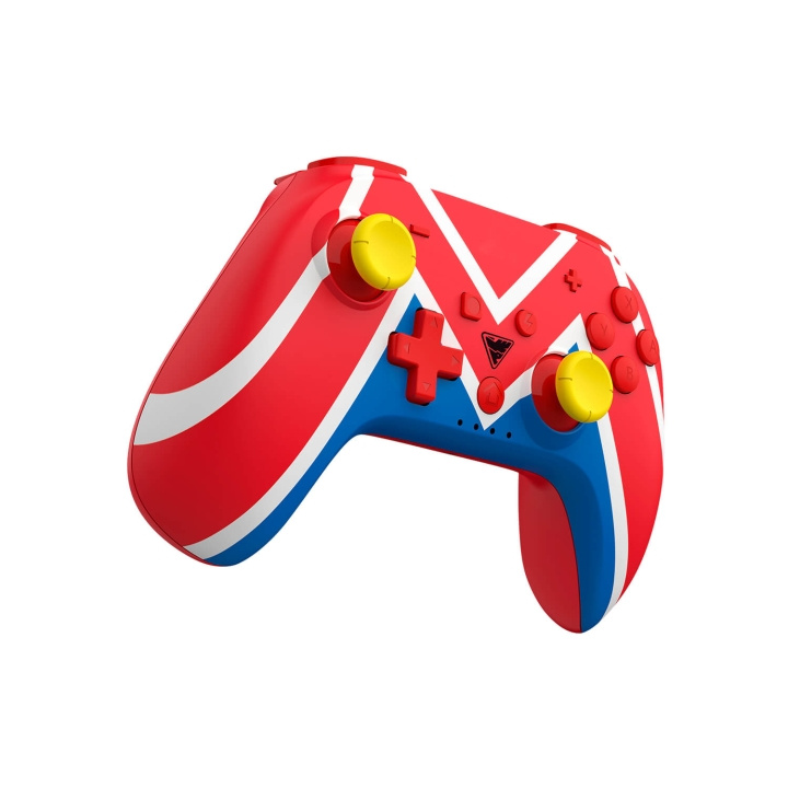 DragonShock Controller Poptop Wireless BT for NSW Mario i gruppen HEMELEKTRONIK / Spelkonsoler & Tillbehör / Nintendo Switch / Tillbehör hos TP E-commerce Nordic AB (C79480)